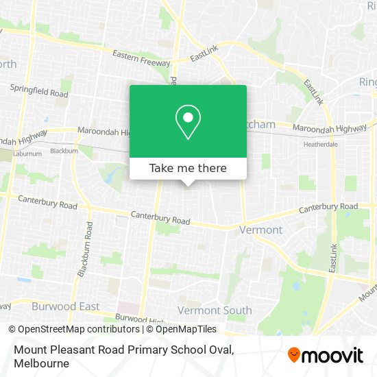 Mount Pleasant Road Primary School Oval map