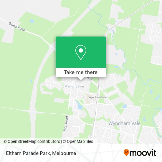 Eltham Parade Park map