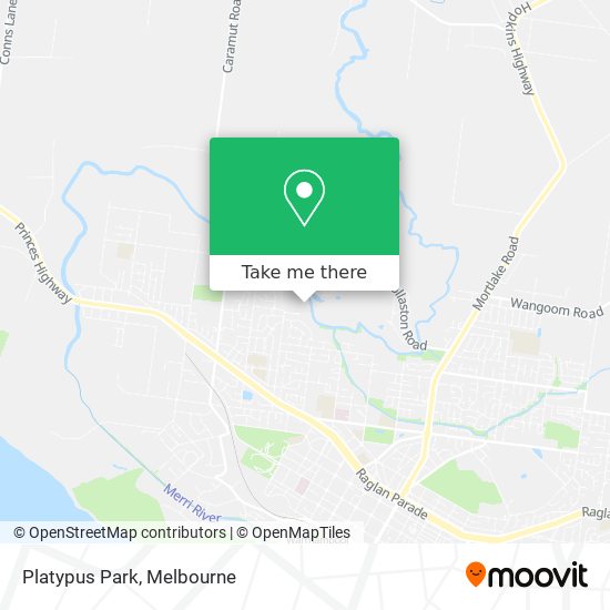 Platypus Park map