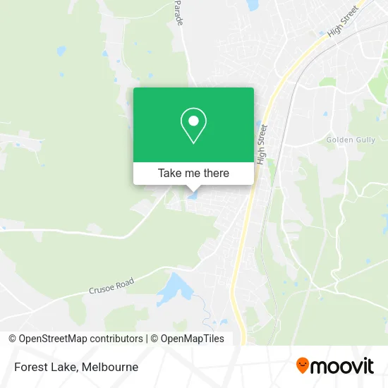 Forest Lake map