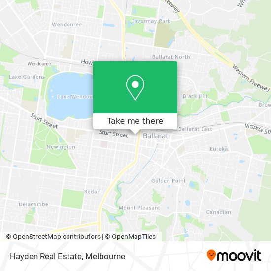 Hayden Real Estate map