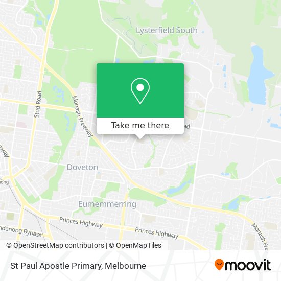 St Paul Apostle Primary map