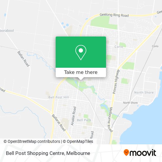 Mapa Bell Post Shopping Centre
