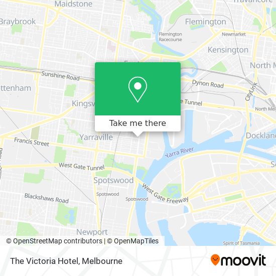 The Victoria Hotel map