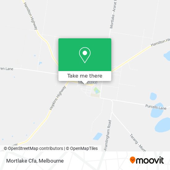 Mortlake Cfa map