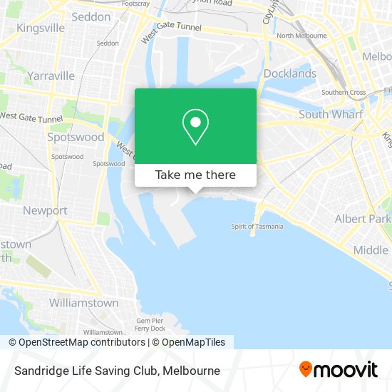 Sandridge Life Saving Club map