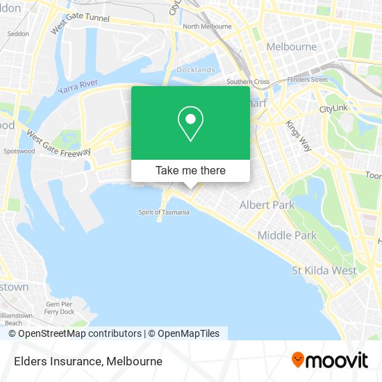 Elders Insurance map