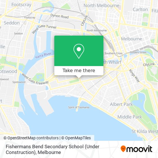 Fishermans Bend Secondary School (Under Construction) map