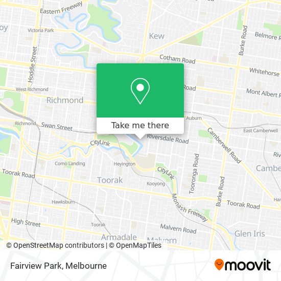 Fairview Park map
