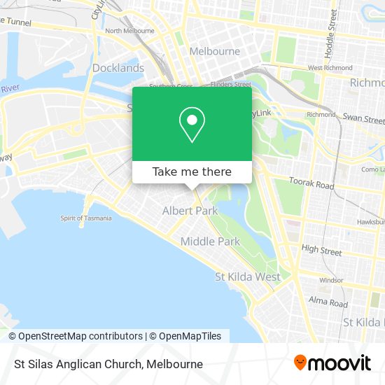 St Silas Anglican Church map