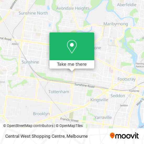 Central West Shopping Centre map