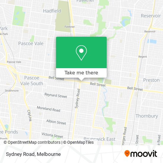 Sydney Road map