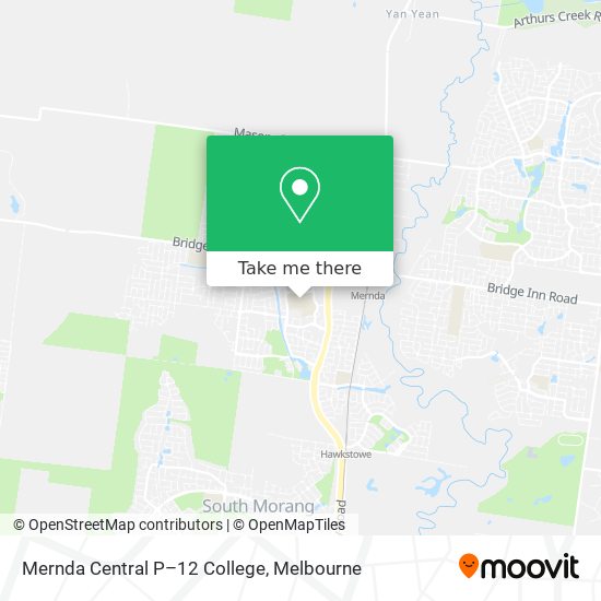 Mernda Central P–12 College map