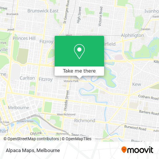 Alpaca Maps map
