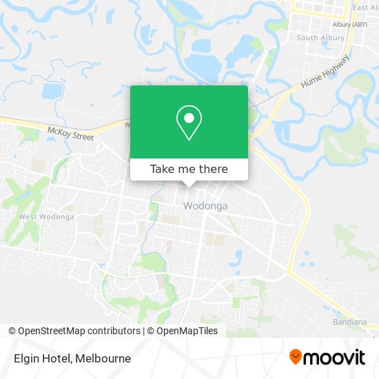 Elgin Hotel map