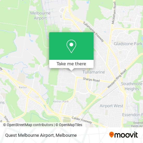 Quest Melbourne Airport map