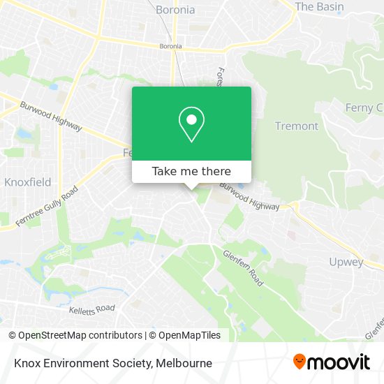 Knox Environment Society map