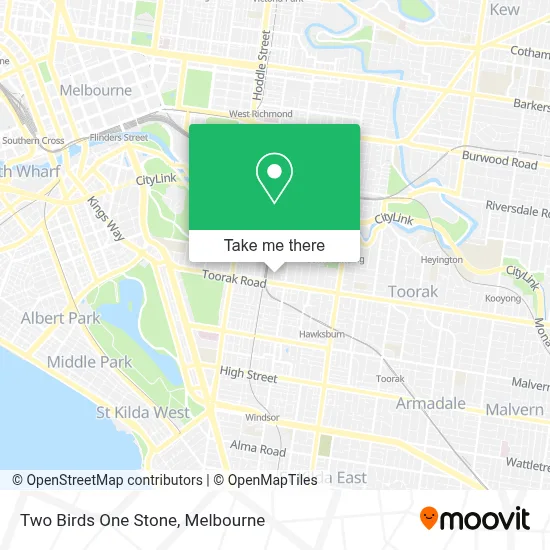 Mapa Two Birds One Stone