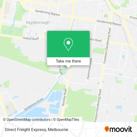 Mapa Direct Freight Express