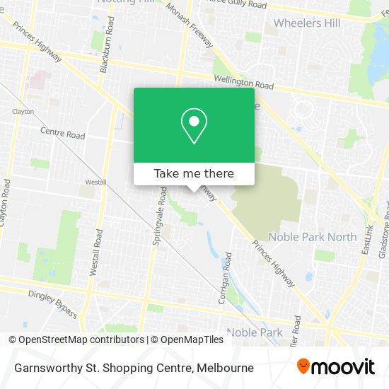 Mapa Garnsworthy St. Shopping Centre