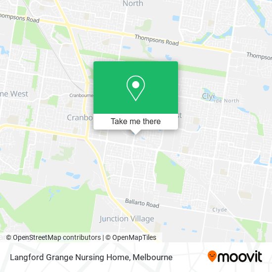 Langford Grange Nursing Home map