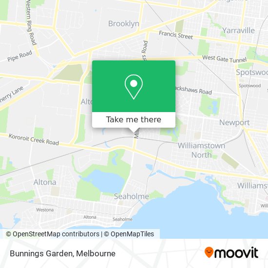 Bunnings Garden map