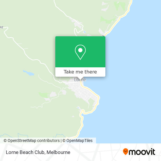 Lorne Beach Club map