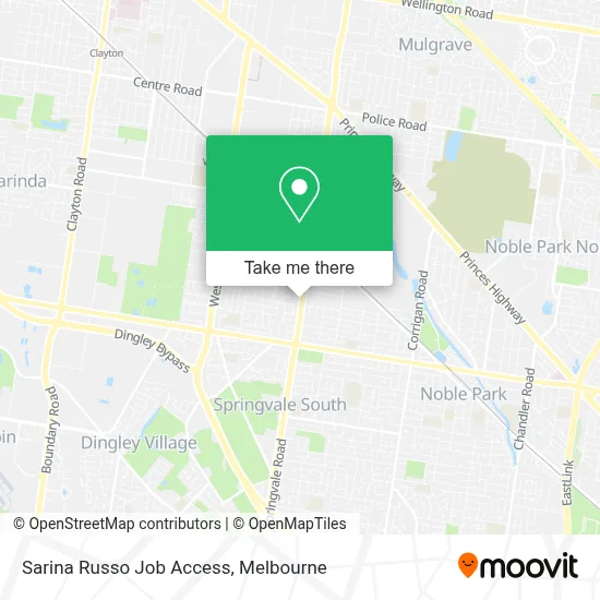 Mapa Sarina Russo Job Access