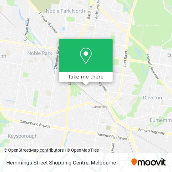 Hemmings Street Shopping Centre map