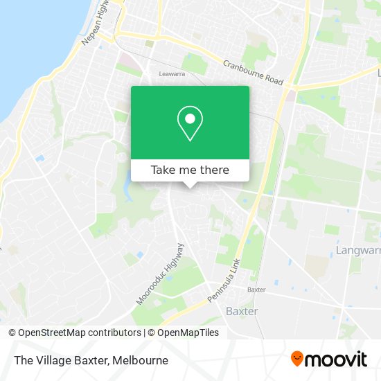 The Village Baxter map