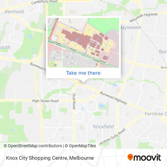 Knox City Shopping Centre map