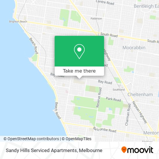 Sandy Hills Serviced Apartments map