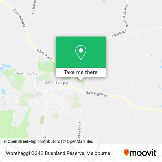 How to get to Wonthaggi G242 Bushland Reserve by Bus?