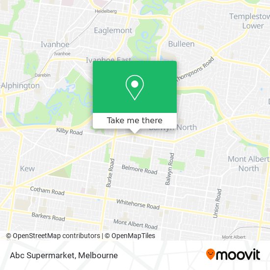 Abc Supermarket map