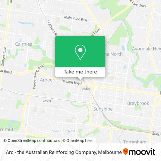 Arc - the Australian Reinforcing Company map