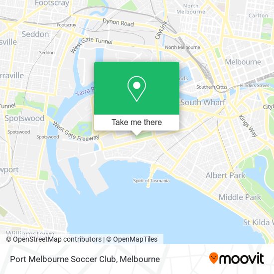 Port Melbourne Soccer Club map