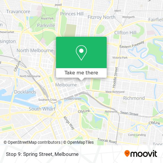 Mapa Stop 9: Spring Street