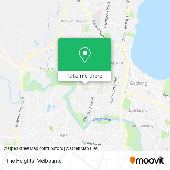 The Heights map