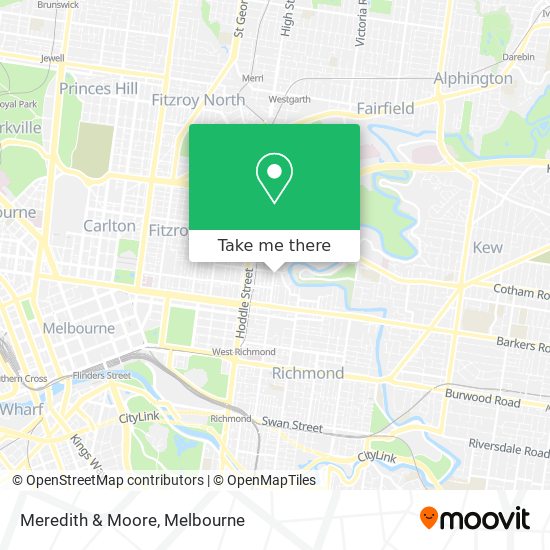 Meredith & Moore map