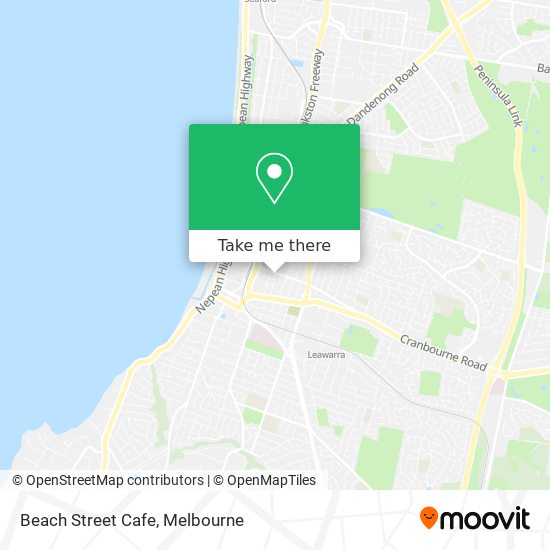 Beach Street Cafe map