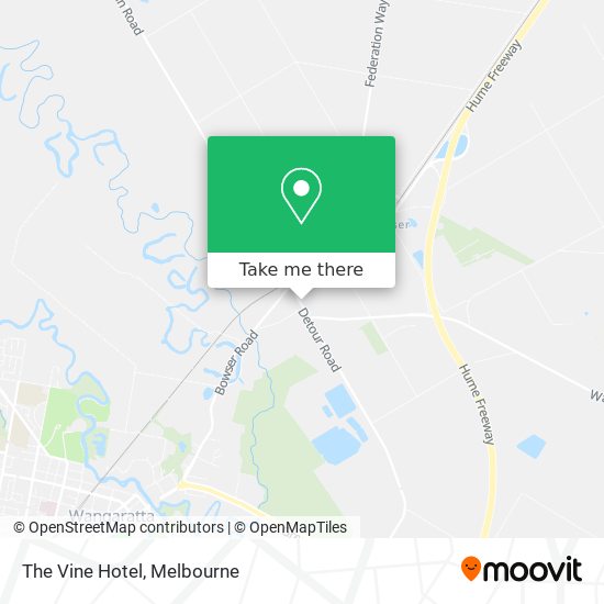 The Vine Hotel map