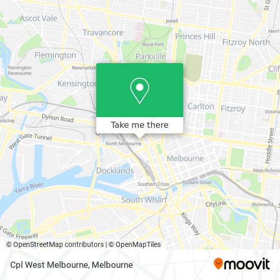 Cpl West Melbourne map