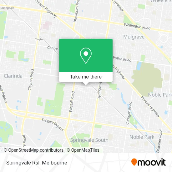 Springvale Rsl map