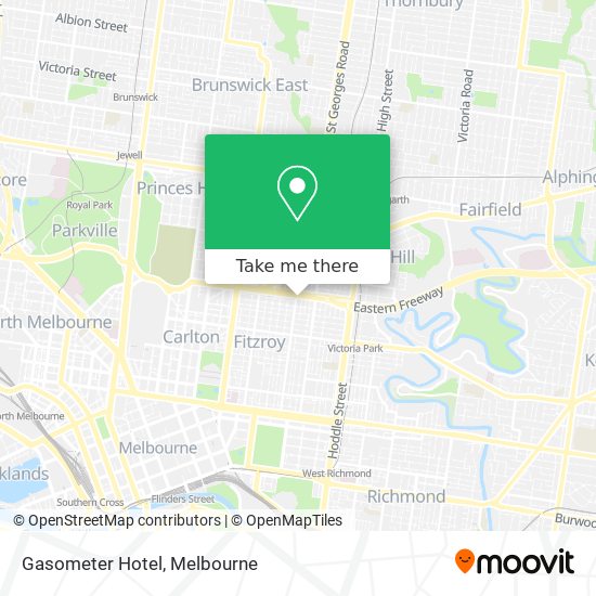 Gasometer Hotel map