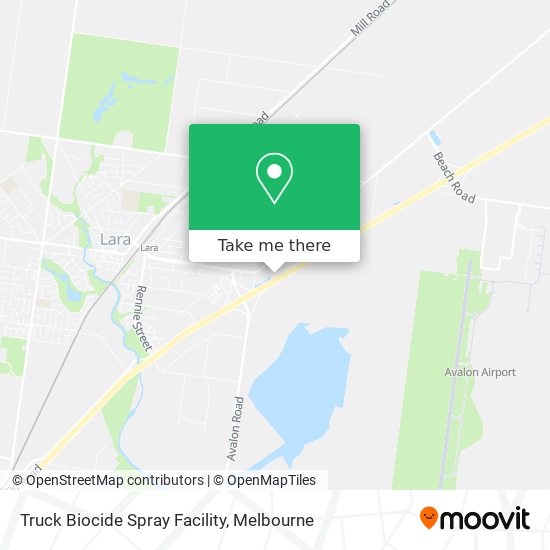 Truck Biocide Spray Facility map