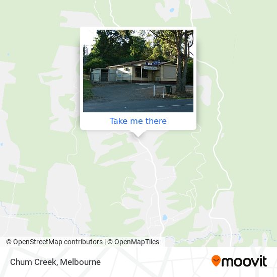 Chum Creek map