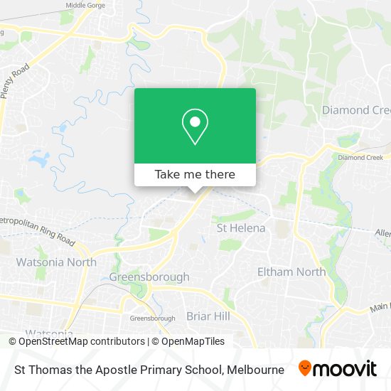 St Thomas the Apostle Primary School map