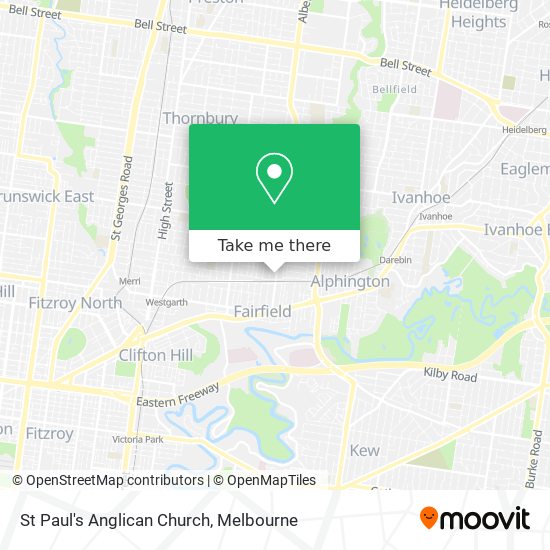 St Paul's Anglican Church map