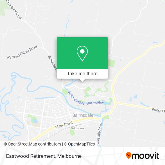 Eastwood Retirement map