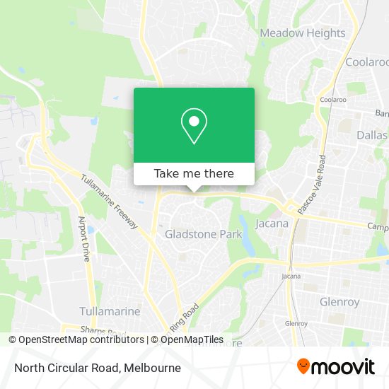 North Circular Road map